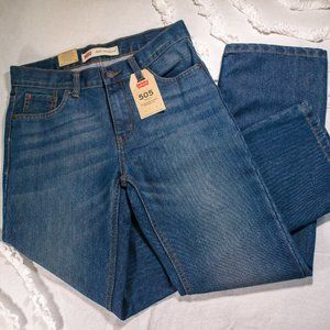 Levi's 505 Straight Leg Boys Jeans NWT